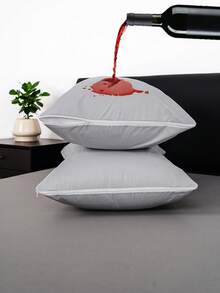 2pcs Waterproof Bedding Protectors - Breathable TPU Combination, Low Allergen, Zippered Pillow Covers, 2 Pieces Set - Light Grey - View 10