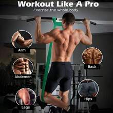 全新天然乳胶阻力带套装，男女通用肌肉训练弹力带 - 彈性帶 - 查看 7