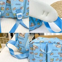 Fashion Men's Capybara Pattern Backpack, Large Capacity Backpack For High School/College Students, Outdoor Travel, Commuting, Campus, Cartoon, High School, Back To School, Perfect Christmas Gift - Multicolor - View 9