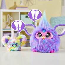 Hasbro Furby Furblets Bub - Người bạn tí hon, hơn 45 hiệu ứng âm thanh và nhạc, chỉ nói tiếng Furbish, búp bê nhồi bông điện tử, màu hồng và trắng, quà tặng tựu trường, phù hợp cho trẻ em từ 6 tuổi trở lên. - ZEE-BAH - Xem 6