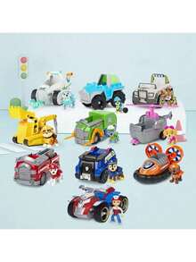 Spin Master Spin Master 10 Kendaraan Penyelamat untuk Dipilih - Termasuk Helikopter Skye, Mobil Chase, Buldoser Puing, dan Lainnya, Mainan Anak-Anak Berlisensi Resmi, Cocok untuk Usia 3 Tahun ke Atas - Truk Pemadam Kebakaran + Marshal - View 7