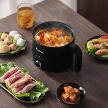 RAF 1.8L Multi-Function Electric Hot Pot, Suitable For 1-2 People, Steamer And Cooker, Non-Stick Coating, Portable Design For Dorm And Office, Dual Temperature Control - View 10