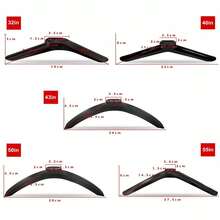 Support de base de télévision universel avec jeu de vis, convient pour le salon et la chambre à coucher - Multicolore - Voir 5