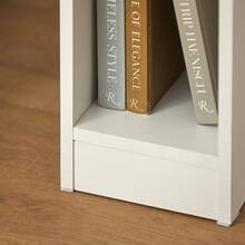 SoBuy Bedside Table With Drawer For Box Spring Bed, Sofa Table, Side Table, Narrow Telephone Table, Bedside Cabinet, Bedside Table, W X H X D Approx.: 20 X 60 X 35 Cm FBT111x2 - White - View 11