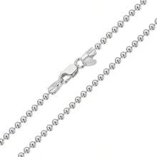 925 Sterling Silver 2 Mm Ball Chain Necklace