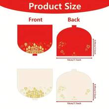 10/6/3 phong bì quà tặng, phong bì đựng tiền mặt/tiền mặt, phong bì đựng tiền thiết kế bằng lá vàng cho tiệc/ngày lễ/năm mới/gia đình/bạn bè, phong bao lì xì, thích hợp để trang trí Tết Nguyên đán, tặng phong bì đỏ và đồ sưu tầm độc đáo, phong bì đỏ đựng tiền mặt ngày lễ, quà tặng, quà tặng nhỏ - trang trí tiệc và nhà cửa - tương thích với hầu hết các khe thư tiêu chuẩn, thiết kế phong bì ngày lễ, đồ họa ngày lễ tinh tế, in chất lượng cao - Nhiều màu - Xem 6