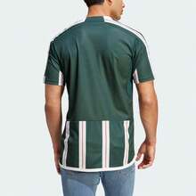 Adidas Adidas Manchester United Unisex gestreiftes Farbblock Buchstaben-Muster Kurzarm Fußballtrikot, HR3675