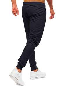 SHENDY Vendy Men's Comfortable Jogger Pants With Pocket And Drawstring - Khaki - View 4