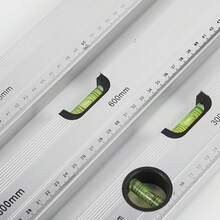 3Pcs Magnetic Aluminium Spirit Level Set, Multi Size Measuring Level Tools With Pencil For Construction & Home Use - Multicolor - View 2