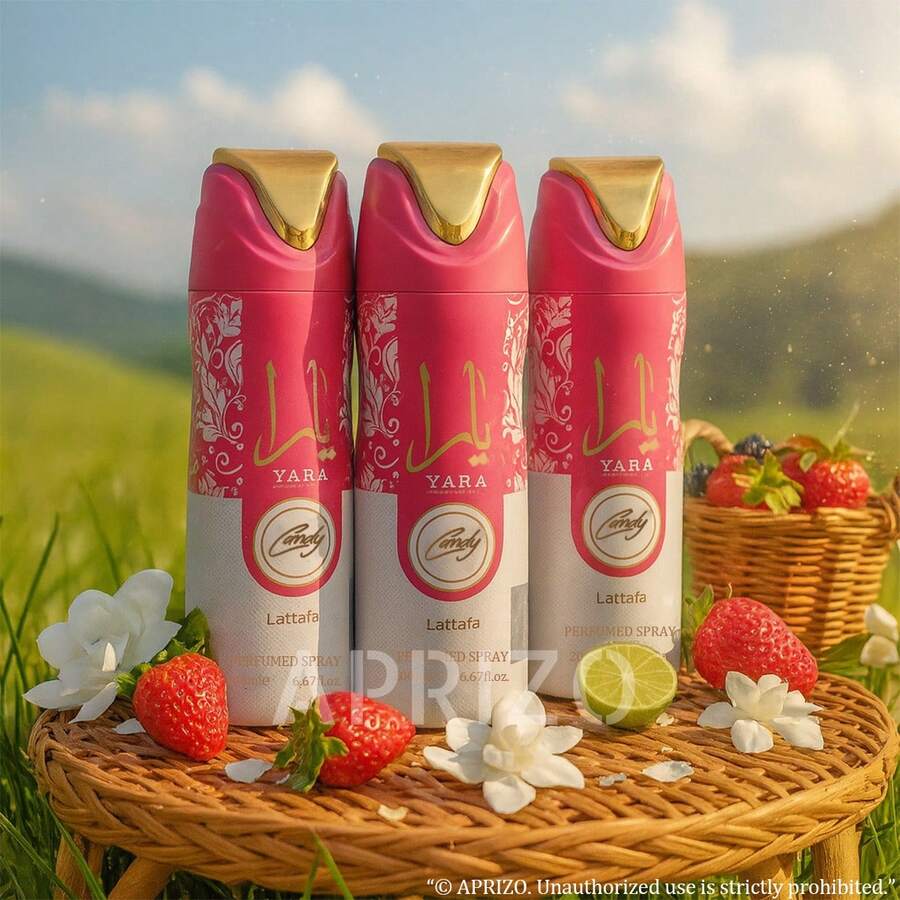 Lattafa - Perfumed Spray 200ml - 5 References To Choose From - Yara candy 200ml*3 - 查看 1