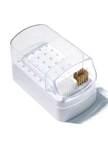 30孔美甲钻头收纳盒抛光磨头钻头架展示架美甲钻头收纳盒美甲架 - 彩色 - 查看 7