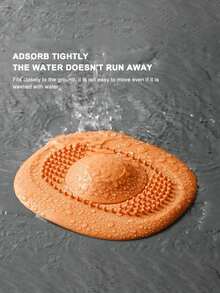 1 szt. łapacz włosów, pokrywa odpływu prysznicowego, silikonowa zatyczka do włosów z przyssawką, filtry przeciwzapachowe do zlewu, korki do odpływu wanny i prysznica, silikonowe korki do odświeżacza powietrza w kuchni, łazienka w domu, artykuły gospodarstwa domowego, akcesoria łazienkowe - Wielokolorowe - Zobacz 5