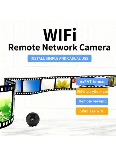 1pc 4MP HD Surveillance Camera, CCTV Mini 2.4G WiFi Security Night Vision, Two Way Audio, Cctv Camera Wifi Connect To Cellphone,Supports Motion Detection Mobile App Control, Monitoring Pets/Indoor Outdoor/Home/Recording Camera. view 9