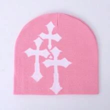 Street 1 cái Mũ đan chéo phong cách Y2k, Unisex; Thích hợp cho các hoạt động ngoài trời, đạp xe, du lịch, trượt tuyết, v.v. - màu đen - Xem 3