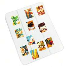 12 coli de hârtie pentru scrapbooking, bloc de hârtie pentru albume de desene animate cu arici de curcan, sperietoare de ciori, recoltă de toamnă, perfect pentru decorarea cadourilor de Crăciun DIY, petrecere festivă, aclamații de sărbători, jurnalizare, ambalare cadou