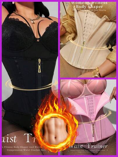 1pc Classic Colombian Girl Waist Trainer, Suitable For Workout And Everyday Wear