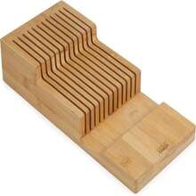 Joseph Joseph DrawerStore Compact Knife Organizer, Holds Up To 9 Knives, Kitchen Organization &Amp; Drawer Storage, Bamboo - MàuC - Xem 2