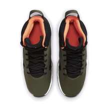 Nike Zapatillas de baloncesto Jordan Lift Off Retro versátiles, cómodas y con soporte de media altura para GS - Verde Oliva - Ver 5