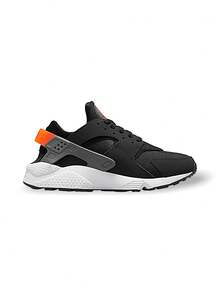 AIR HUARACHE 男士运动鞋 吸汗透气保暖多功能标志纯色弹性好易洗速干运动户外跑步日常上学男款黑灰色 DX2659-001 - 黑色 - 查看 3