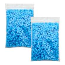 2000 piezas Paquete súper grande de cuentas - Cuentas pequeñas de 2.6 mm, adecuadas para manualidades DIY, cumpleaños, San Valentín, Halloween, decoraciones de fiesta - Compatibles con Perler, cuentas de fusión, hacer slime - Cuentas a granel para manualidades DIY, regalos de fiesta de cumpleaños, proyectos escolares - Cuentas para hacer joyería, materiales para hacer pulseras, kit de fabricación de pulseras, suministros de joyería, cuentas para hacer pulseras, accesorios de joyería