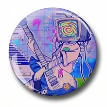 Interesting Pattern Badge Brooch, Women's Lapel Pin Brooch, Bag Pendant, Fashion Accessory, Fun Gift For Friends, Family, Teachers And Classmates - Multicolor - View 4