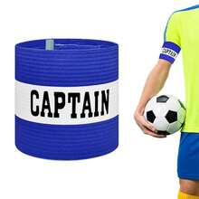 1 Stück Kapitänsbinde für Sport - strapazierfähiges elastisches Nylonband mit starkem Klebstoff, Symbolabzeichen für Fußball, Rugby, Hockey, Outdoor-Spielplatzaktivitäten, Fußball-Kapitänsbinde, Fußball-Spielbinde, verbreiterte elastische Binde, Ärmel