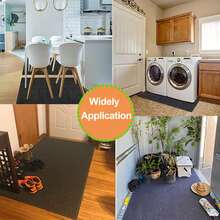 Garage Floor Mat, Oil Spill Mat Under Car, Waterproof Backing Absorbent Pad Protects Floor, Durable, Reusable, Dark Grey, Oversize Garage Floor Paking Mats For Under Car, Garage Flooring Carpets, Absorbent Oil Garage Parking Mat, Non-Slip Waterproof Mats, Original Garage Floor Mat, (17' X 7'4"), (Includes Double Sided Tape) - Dark Grey - View 12