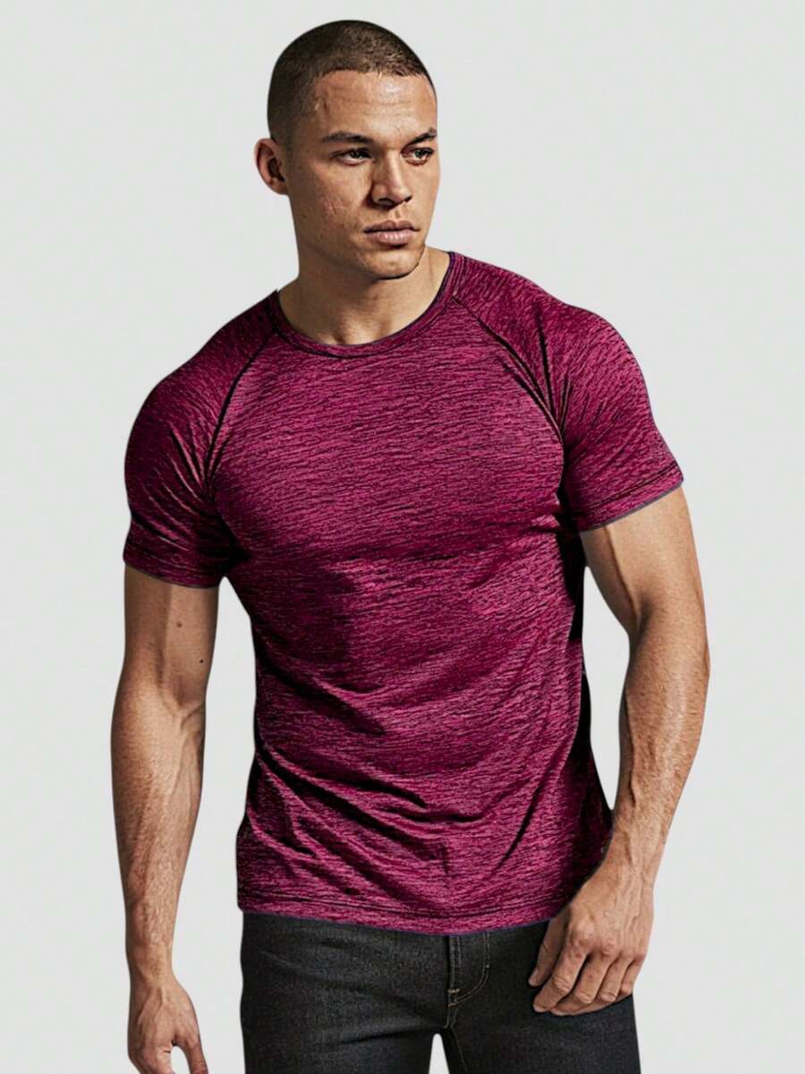 Men T-Shirts - Рожево-червоний - Переглянути 1
