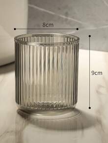 2 Pieces Transparent Minimalist Mouthwash Cup Set, Bathroom Accessory Set - Couple Mouthwash Cup Set, Transparent Design, Suitable For Home And Travel. Light Luxury Couple Wash Cup And Dental Cup Set. Bathroom Tools, Household And Daily Necessities, Convenient And Practical
