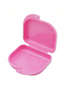 Różowe etui do przechowywania protez ortodontycznych z motywem róży, pojemnik na ochraniacze na zęby, etui na protezy, wytrzymałe, wentylowane pudełko na aparaty ortodontyczne, pudełko na aparaty retencyjne, pudełko do przechowywania protez, łatwe w użyciu, wygodne w przenoszeniu, ochraniacz na zęby, etui na aparaty ortodontyczne, organizer na aparaty ortodontyczne, artykuły gospodarstwa domowego, artykuły do akademika, artykuły do przechowywania w domu, akcesoria stomatologiczne - Wielokolorowe - Zobacz 6