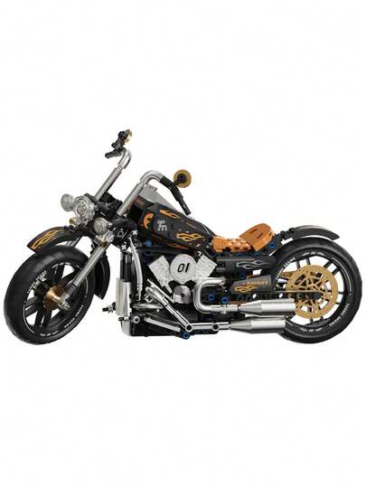 Serie de bloques de construcción de motocicletas retro, autos deportivos y decoración del hogar que desarrolla habilidades motoras finas y coordinación. Regalo sorpresa perfecto para Navidad y fiestas de cumpleaños