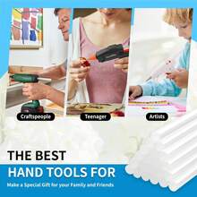 10/20/30/40/50 Pack 7mm X 100mm Hot Glue Gun Sticks For Glue Guns, SGS Approved, EVA Clear Glue Gun Sticks, Hot Glue Gun Sticks For DIY Craft Sticky Projects & More - Multicolor - View 6