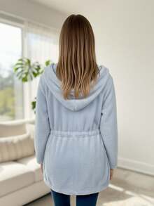 Women Cardigans - Sky Blue - View 3