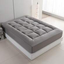 高弹独立袋装弹簧床垫 - 透气白色床上用品套装，提供背部支撑，提升舒适度，助您享受优质睡眠