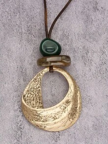 Twisted Water Drop Golden Yellow