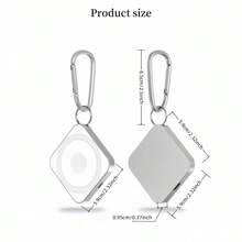 Mini 3-In-1 Magnetic Wireless Charger With Dual Interface Design, Supporting 15W Wireless Fast Charging. It Is Suitable For Charging Mobile Phones, Smartwatches, Wireless Earphones And Other Devices. It Supports Charging For Devices With Wireless Charging Function Of And Android Systems. With A Metal Hook Design, It Is Convenient To Carry When Traveling Or On Business Trips. - 彩色 - 查看 3