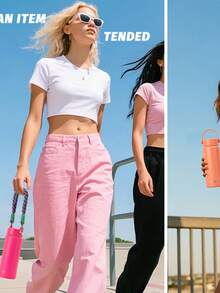 1个WATERSY不锈钢保温水瓶，容量18盎司/532毫升，防漏设计，适用于学校、大学、骑行、办公室、健身房、徒步旅行等场合。 - 彩色 - 查看 5