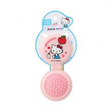 Miniso 1把Hello Kitty折叠梳带镜子（防刮梳齿+卡通印花+日常梳理） - 粉色 - 查看 4