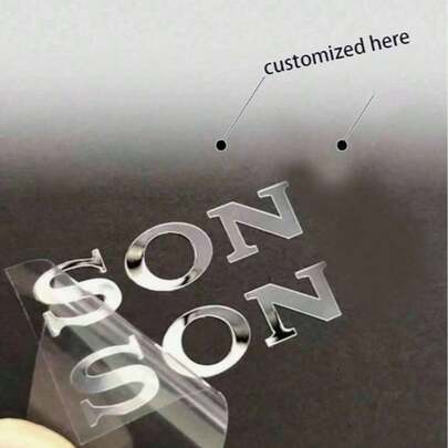 Customized UV Transfer Stickers Personalized 3D Hollow Design, Suitable For Halloween & Christmas, Mixed Colors, Great For Sports & Outdoor Activities, Cute Stickers,Multi-Functional,Durabl