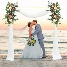 3*3M Yellow Wedding Backdrop Stand, 20mm Square Tube - Sturdy Decor Frame For Reception & Ceremony - Default - View 10