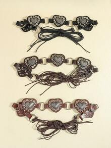 1pc Women's Fashion Tie Waist Belt, Versatile Accessory To Pair With Pants And Skirts, European Style - A - View 7