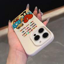 Funda de Teléfono Divertida de Rana y Conejo de Playa con Diseño de Amor, Cubierta Trasera Suave y Antigolpes para iPhone 17, 16e, 16, 15, 14, 13, 12, 11 Pro Max Air X XR XSMAX 8, 7 Plus - Regalo Perfecto para Parejas, Estética Juguetona, Diseño Impreso con UV, Esenciales Diarios,Estética Adorable - Color mezclado 1 - Ver 5