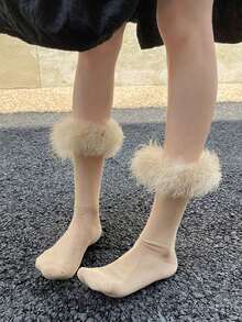 1 Paio Di Calzini Colorati Alla Caviglia Stile Y2K Vintage Adatti Per Primavera, Autunno E Inverno