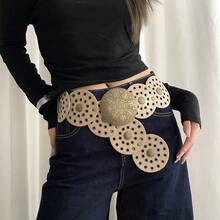 1 PC Retro Punk Style Belt For Women, Suitable For Coats, Skirts, Outerwear, Waist-Cinching Wide Waistband, Corset, French Style - Nhiều màu - Xem 9