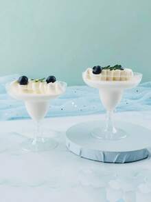 10pcs Elegant Martini Glasses - Perfect For Cocktails, Champagne, Desserts & More - Ideal For Weddings, Parties, Coffee Shops & Events, For Weddings, Parties, Cafes And Various Events. Can Be Used In Cafes, Homes, Restaurants, Parties, Celebrations, Offices And Other Occasions To Hold Cocktails, Red Wine, Mousse, Ice Cream, Jelly, Desserts, And Can Also Be Used As Father's Day Gifts, Mother's Day Gifts - Multicolor - View 8