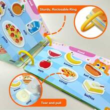 Arts And Crafts Kids Busy Book Busy Board For Toddlers Montessori Toys With Multi Themes To Learn Body, Emotion, Food, Transportations, Farm Animals, And Outer-Space, Kid Diy Set Preschool Sensory Toy Educational Activities For Fine Motor Skills Learning, Gifts For 3+ Year Old Boys And Girls Education Learning Toys - Multicolor - View 9