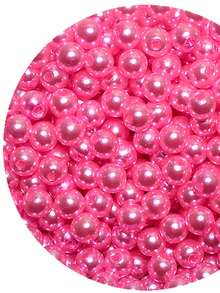10mm ABS Pearl With Through Hole 125 Units - Crafts - 粉色 - 查看 2