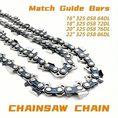 Economical Full Chisel Chain 0.325" 1.5mm 64 72 76 86 Drive Links Are Available For Gasoline Chainsaw