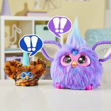 Furby Furblets Ty-Bee Mini Friend, Electronic Plush Toys For Girls & Boys, Orange Tiger, Speaks Furbish & Plays Music, Series 5, Back To School Gifts, Ages 6+ - TY-bEE - View 4