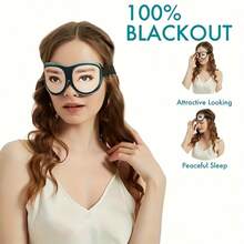 Funny 3D Open-Eye Sleep Mask - Perfect For Home, Holiday & Christmas Gifts, Polyester With Secure Buckle Closure, Creative, Three-Dimensional,Sleep Mask,3D Eye Mask,Eye Cover,Blindfold,For Sleep,For Nap,For Travel,For Flight,For College Dorm,For School,3D Contoured,Blockout Light,Rejuvenate Tired Eyes,Cooling Eye,Perfect For Stress Relief,Upgrade Your Sleep Quality - Multicolor - View 4